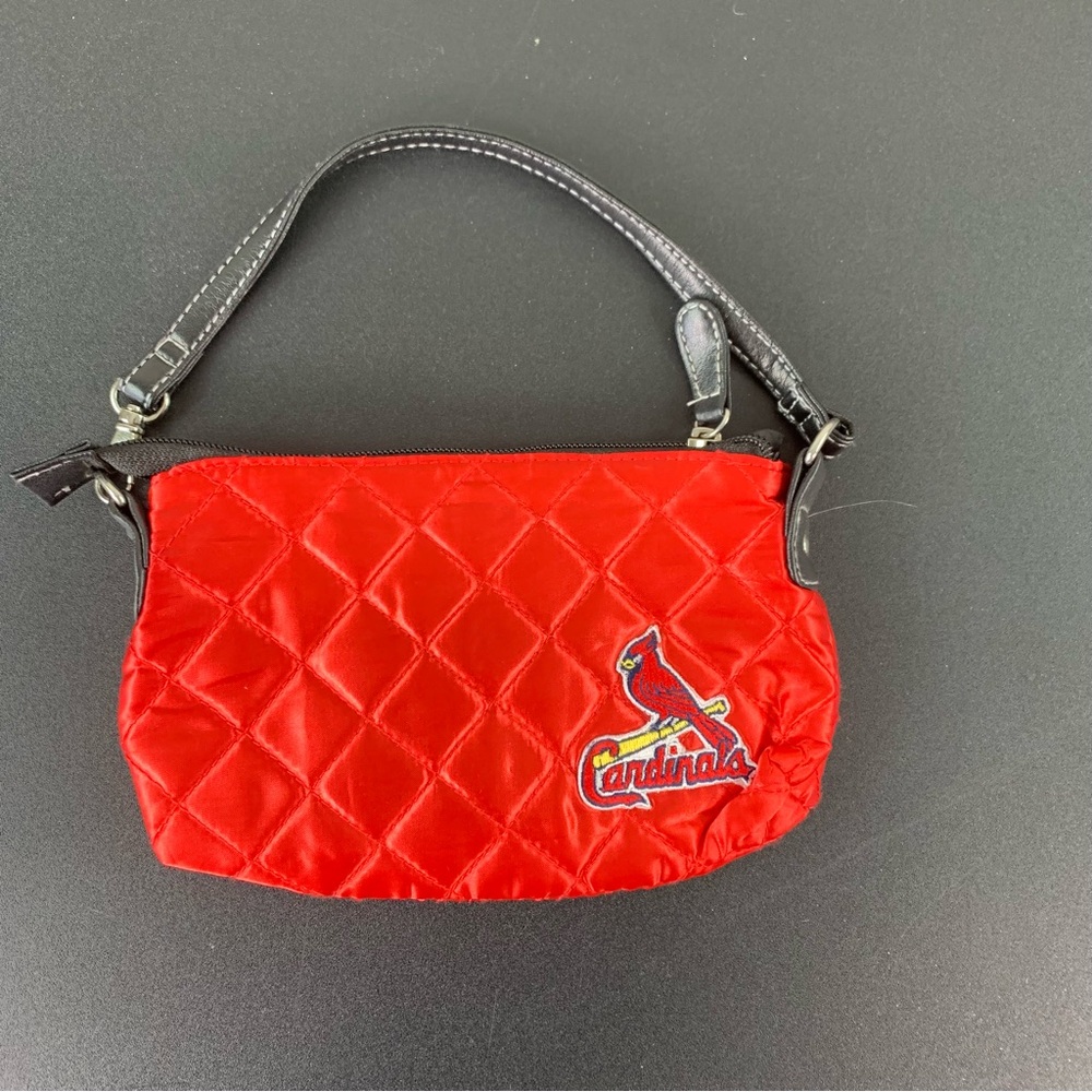 Pro-Fan-ity by Littlearth. St. Louis Cardinals small quilted bag.